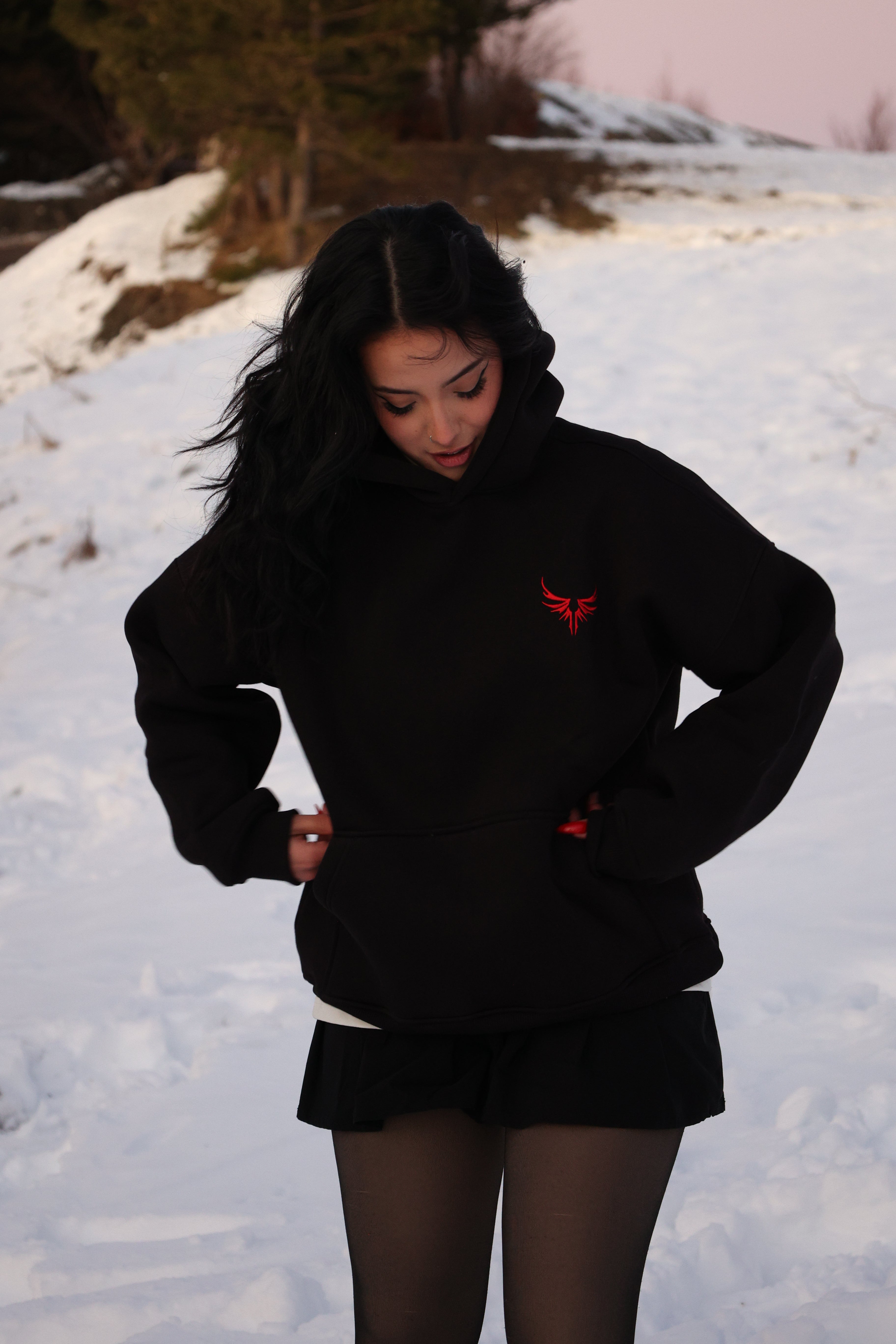 Hoodie CYBER-RED