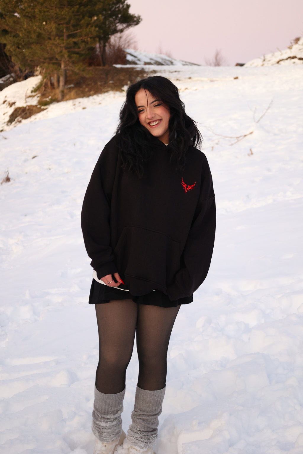 Hoodie CYBER-RED