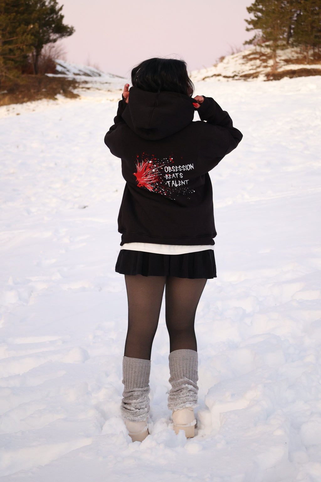 Hoodie CYBER-RED