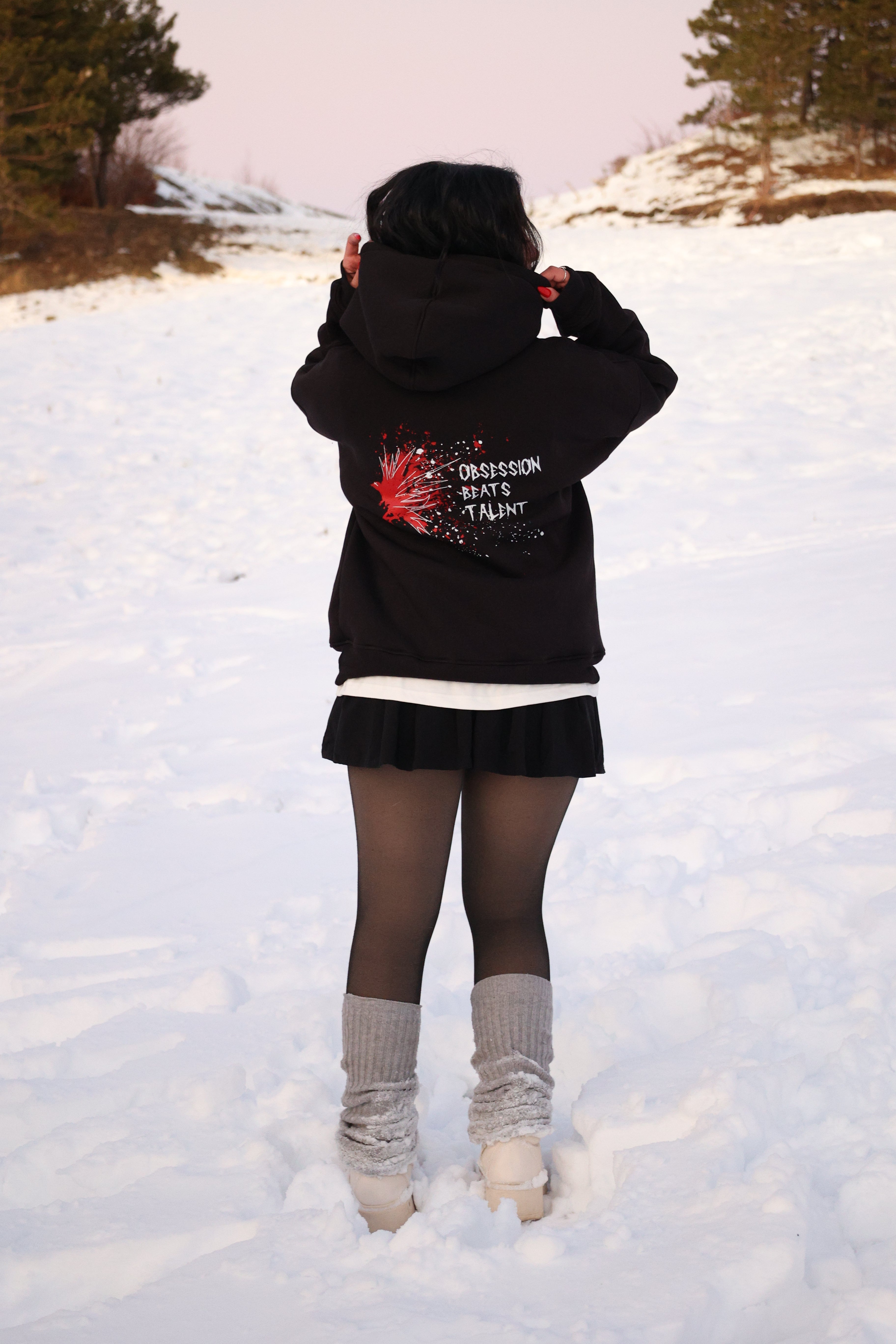 Hoodie CYBER-RED