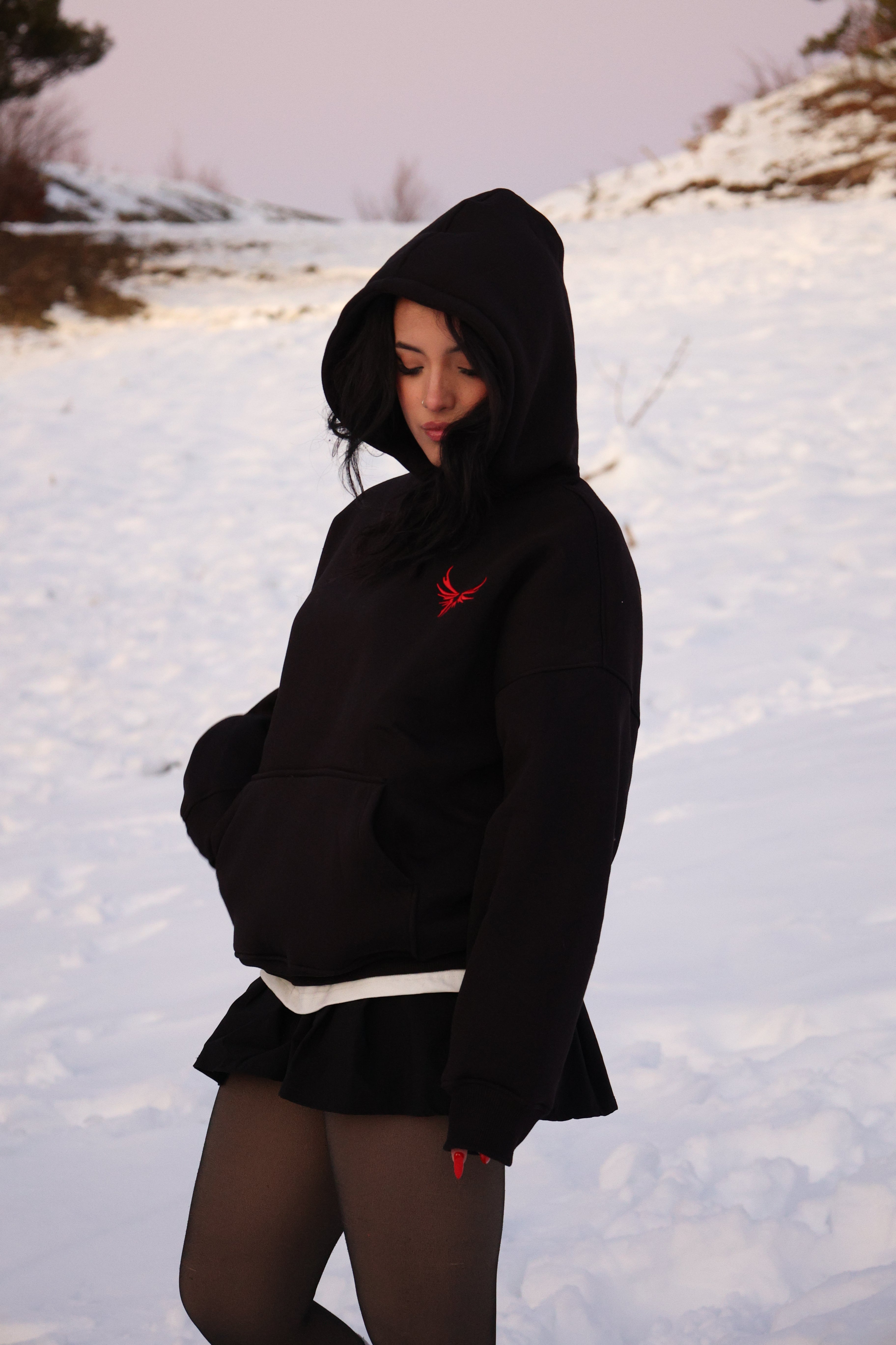 Hoodie CYBER-RED